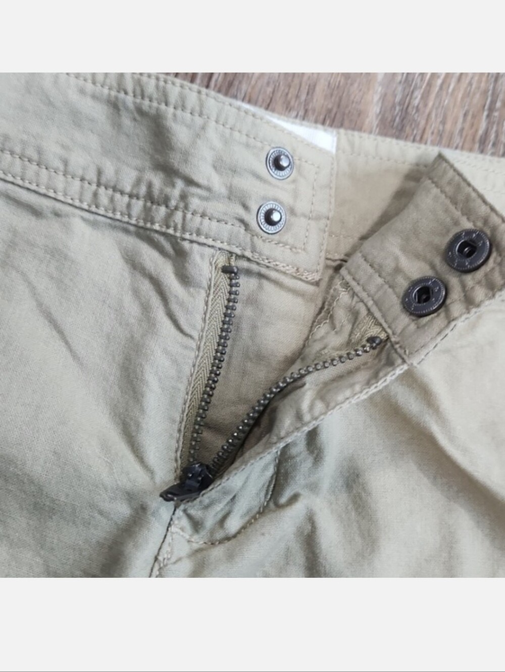 NWOT Quiksilver Blue Tan Khaki Checkerboard Shorts - Picture 5 of 10